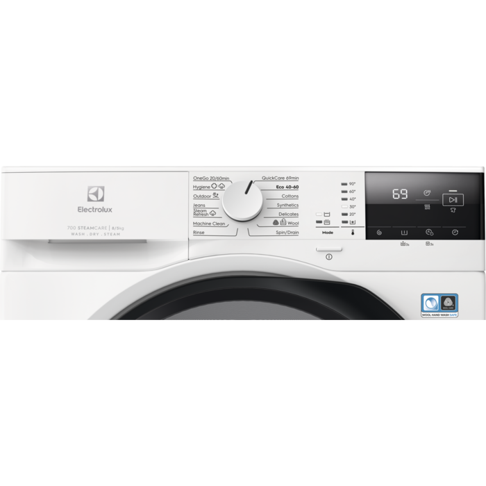 Electrolux - Ανεξάρτητο πλυντήριο - στεγνωτήριο - EW7W2682E