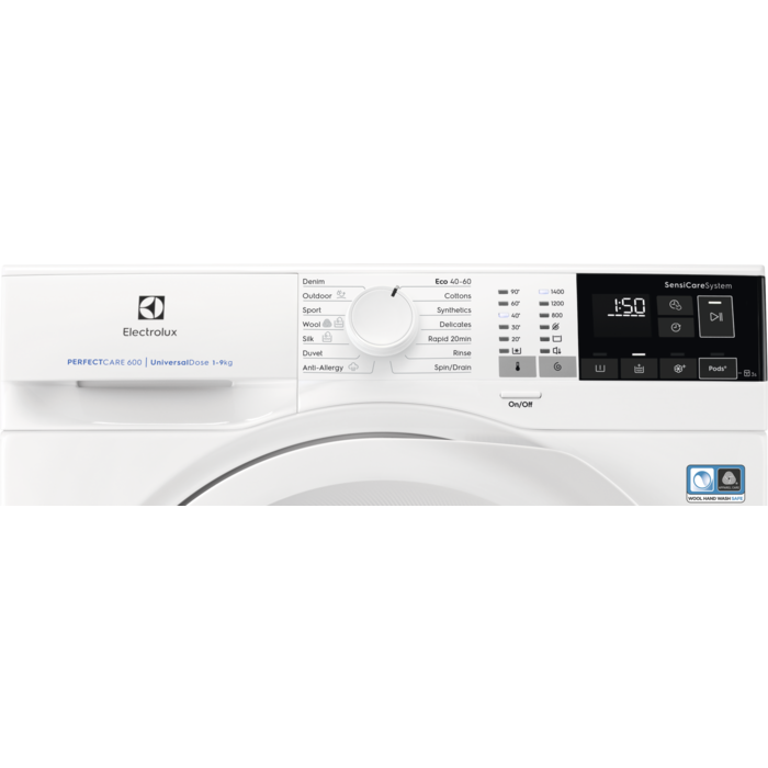 Electrolux - Πλυντήριο ρούχων εμπρόσθιας φόρτωσης - EW6F449PWE