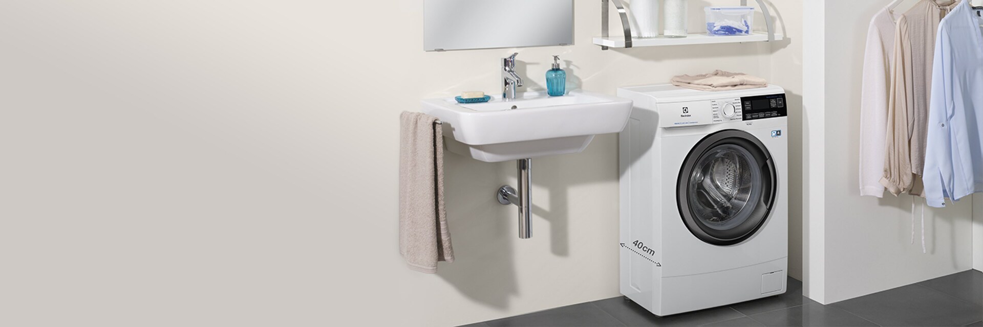 Πλυντήριο ρούχων μικρού μεγέθους της Electrolux