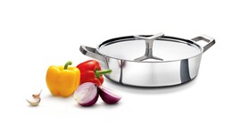 Το Πλακερό Infinite Chef με πιπεριές, κρεμμύδια και σκόρδο