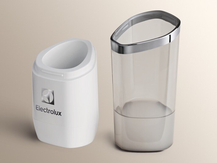 Containers with water and detergent
