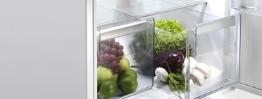 vegetables and fruit in fridge