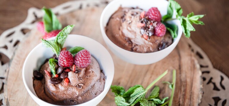 Aquafaba Chocolate Mousse