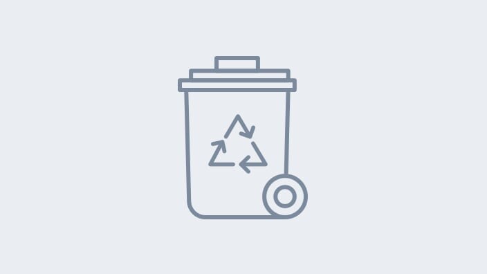 Μηδενικά απόβλητα Zero Landfill εικονίδιο