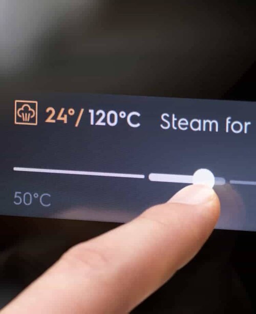 Οθόνη σε φούρνο ατμού της Electrolux